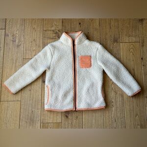 Cat & Jack Sherpa Fleece Full Zip Jacket size XS 4-5